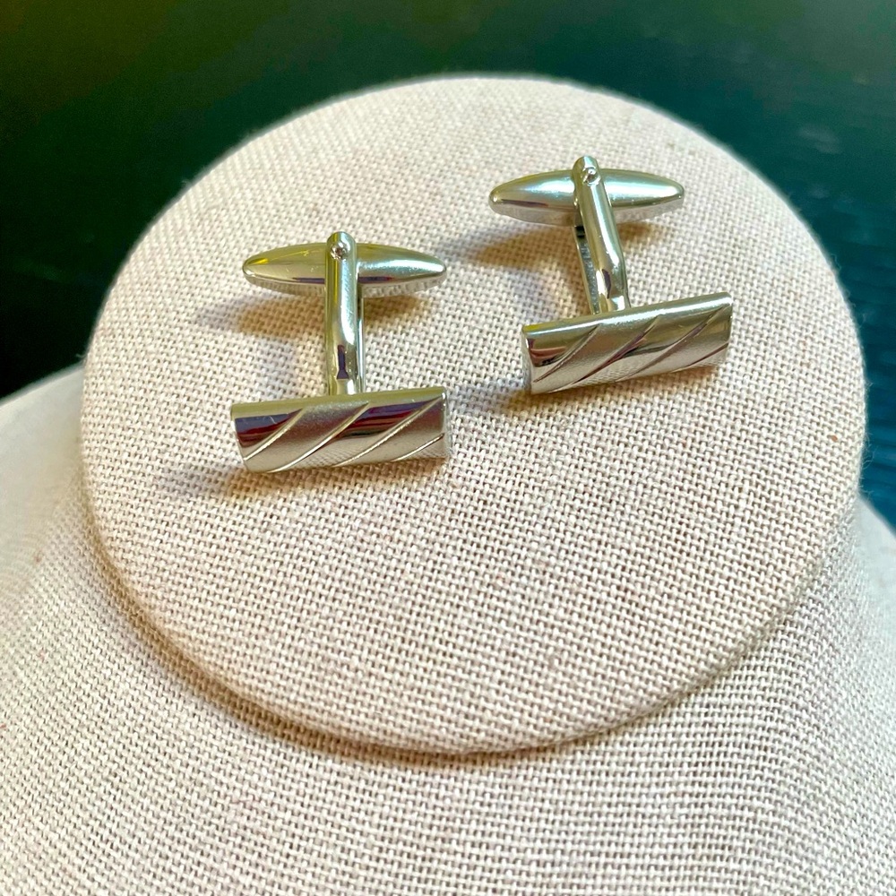 🩶🩶 Quality Silver Cufflinks, Unisex
